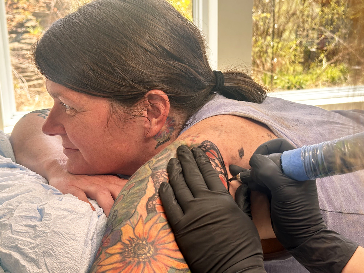 Tattoo detail by Michele Aitchison