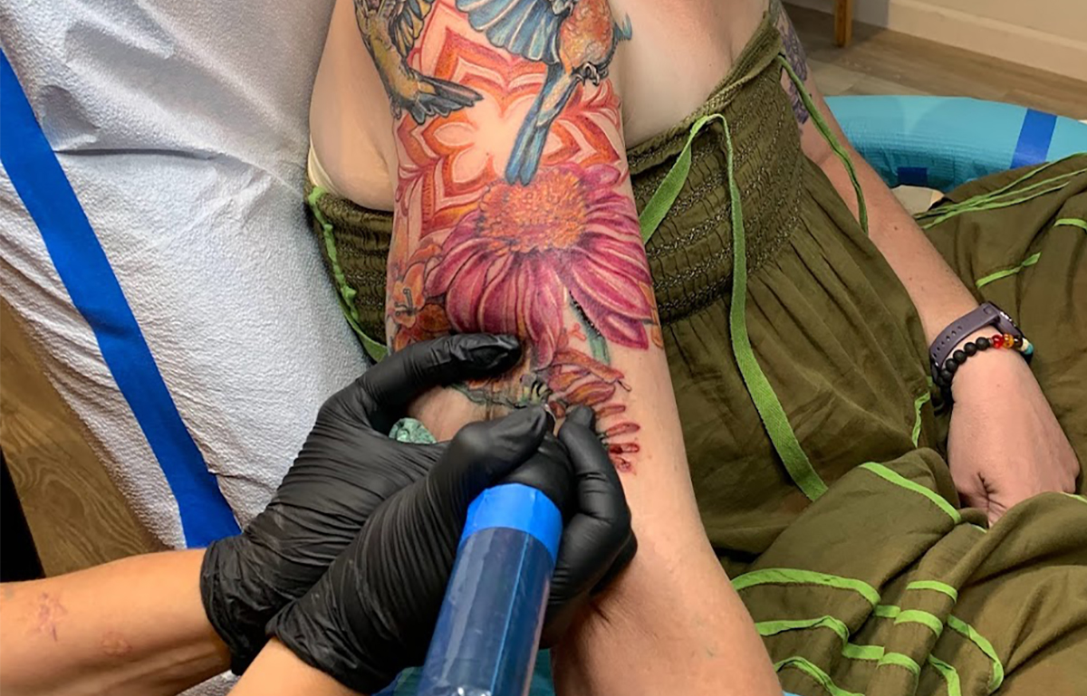 Tattoo detail by Michele Aitchison