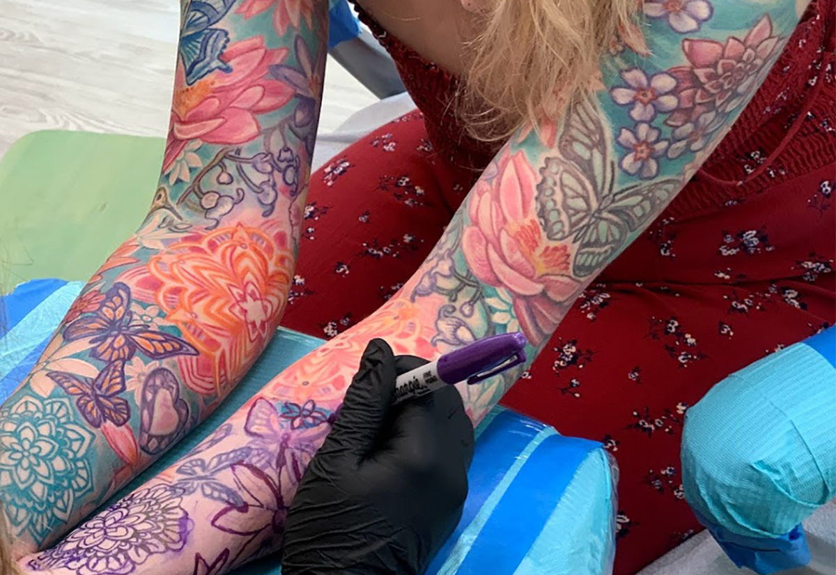 Tattoo detail by Michele Aitchison