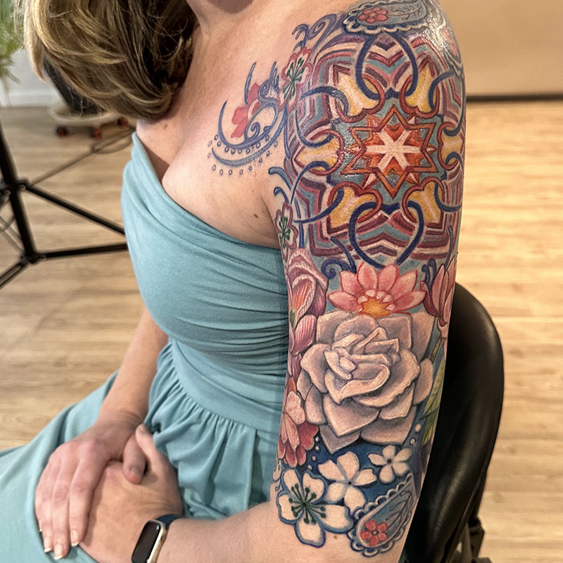 Tattoo detail by Michele Aitchison